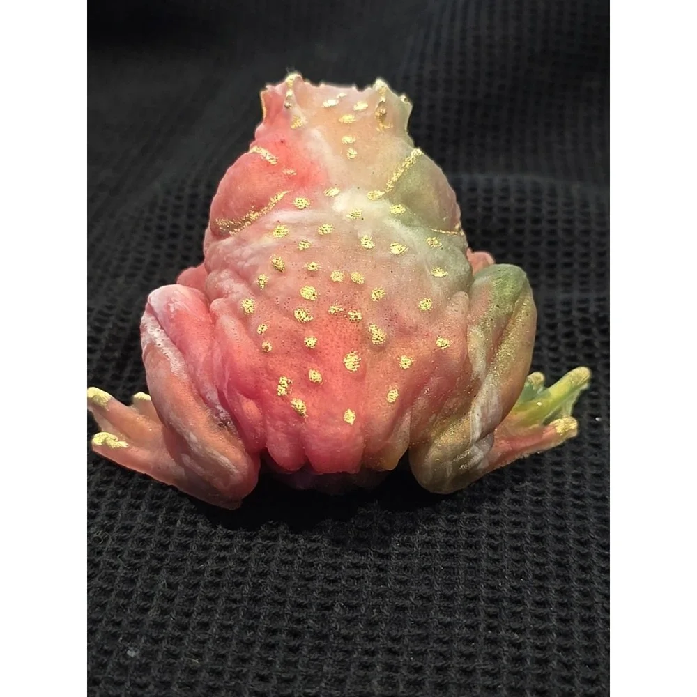 Handmade Resin Toad‎ Multicolor 644